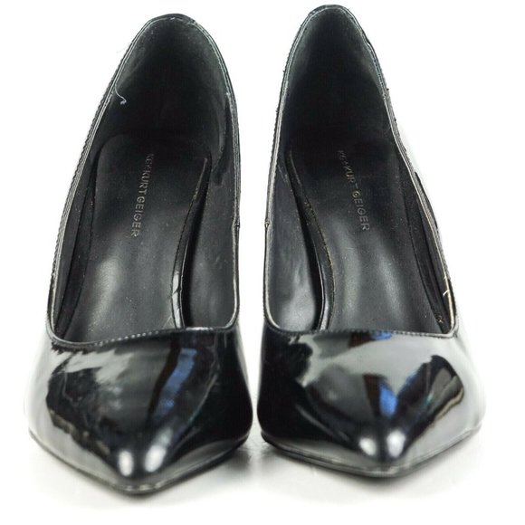Kurt Geiger Heels KG Black Patent Leather Pointed Toe 38 - US 8 - Picture 5 of 10